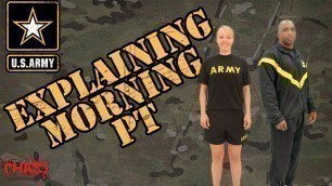 'Explaining morning PT in the Army'
