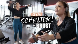 'INTENSIVES SCHULTER/BRUST GYM WORKOUT für Muskelaufbau I Teil 3 I Sophia Thiel'