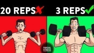 'How Many Reps And Sets? Build Muscle Fast And Cutting | Panghal'