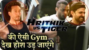 'Hrithik Roshan Vs Tiger Shroff Gym Workout for Upcoming Action Movie'