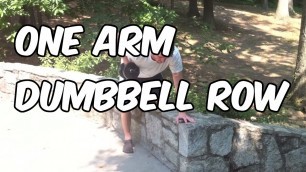 'One Arm Dumbbell Row | Nerd Fitness'
