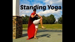 '20 Min Hands Free Standing Yoga Routine with Sean Vigue Fitness'