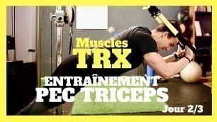 'Entraînement TRX Workout Pec et Triceps Masse Musculaire (en français)'