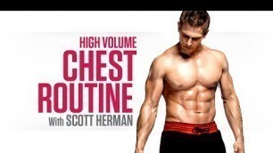 'High Volume Chest Routine with Scott Herman - BSN® Insider Training'