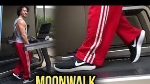 'Tiger Shroff\'s MOON WALK & GYM Workout CRAZY VIDEO'