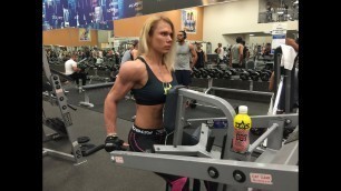 'Training in the gym LA Fitness for 4 days before to the New York Pro 2016'