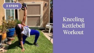 'Kneeling Kettlebell Workout-Brittany Noelle Fitness'