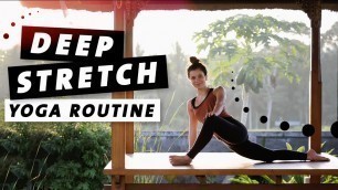 'Yoga Deep Stretch Routine | Den ganzen Körper dehnen | Entspannung & Beweglichkeit'