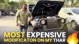 'Most expensive modification on my thar | Looking Fire 
