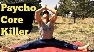 '10 Min \"Psycho Chest and Core\" Bodyweight Workout Routine w/ Sean Vigue #poweryoga #yogaforathletes'