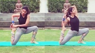 'Shilpa Shetty Morning Yoga and Diet Paln'