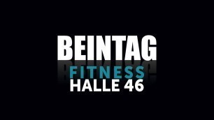 'Bein-Training (Legday) in der Halle 46 in Wiesbaden.'