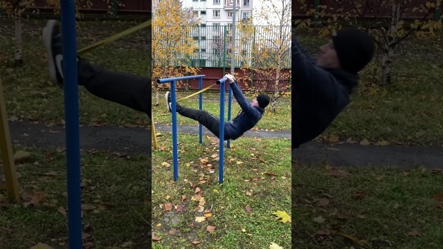 'Best exercise Front Lever #motivation #sport #workout #fitness #shorts #calisthenics #exercise'