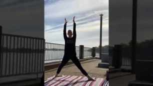 '45 minute All Levels Yoga Flow with Sara-Jane Gage of Engage Fitness DC at the Titanic Memorial'