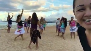 'HOT HULA fitness® with Nickie - Siva Demo LIVE from Ewa Beach, Hawaii'