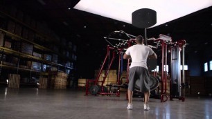 'How to perform SQUAT WALL TARGETS - HOIST Fitness MotionCage Exercise'