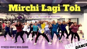 'Bollywood Dance Workout On Mirchi Lagi Toh - Coolie No.1 | Beginner Dance | FITNESS DANCE With RAHUL'