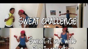 'LET\'S SWEAT IT OUT INSPIRED BY KAYLA ITSINES SWEAT CHALLENGE #sweatchallenge#kaylaitsines#fitness'
