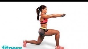 'Full Body Workout Reverse Lunge Exercise | Fitness'