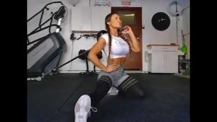 'best exercise for full body workout by sexy girl'