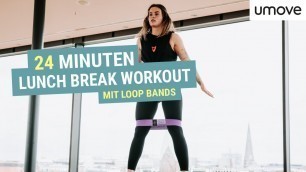 '24 MINUTEN LUNCH BREAK WORKOUT | Kurzes Bauch-Beine-Po-Workout für die Mittagspause | umove'