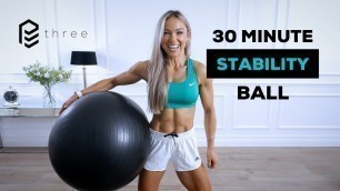 '30 Minute Stability Ball Workout - Hamstrings & Abs | Pure Endure Day 3'