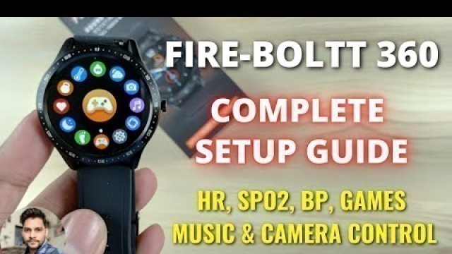 'Fire-Boltt 360 Smartwatch Full Setup Guide | Settings & Features'
