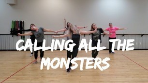 'Calling all the Monsters - China McClain | HALLOWEEN Dance Workout | (Fun & Easy Dance Routine)'