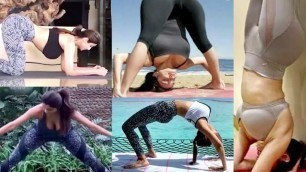 'Shilpa Shetty  Yogasan Workout Sessions In London 2019'