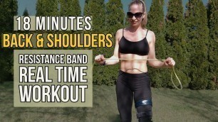 '18 min Back & Shoulders Circuit Style Resistance Band Workout |Mail Friendly| Mariann Makuci'