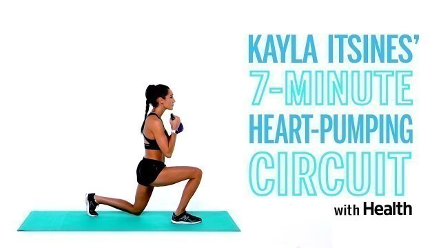 '7-Minute Heart-Pumping Circuit with Kayla Itsines | Health'