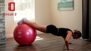 '10-Minute Stability Ball Core Workout'