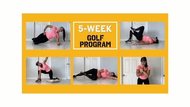 'Home Fitness with \"Fit Golfer Girl\" Carolina Romero: Week 3 Workout Routine'