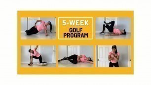 'Home Fitness with \"Fit Golfer Girl\" Carolina Romero: Week 3 Workout Routine'