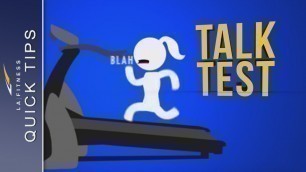 'Using the Talk Test - Quick Tips - LA Fitness'