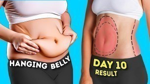 '10 DAY HANGING BELLY FAT WORKOUT | EFFECTIVE EXERCISE'
