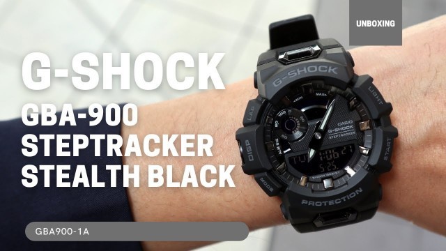 'Unboxing 2021 G-Shock G-Squad Connected Stealth Black GBA900-1A'