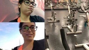 'TRYING CYCLE CLASS FOR THE FIRST TIME at LA Fitness | Spinning'