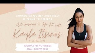 'Kayla Itsines x Connected Women Australia Fireside Chat'