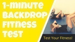 '1 Minute Backdrop Fitness Test - How Fit are YOU? Find out in 1 minute!'