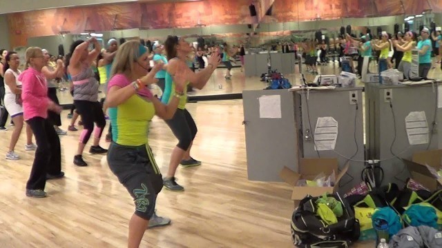 'Zumbathon AUGIESQUEST  \"LA Fitness \" Claudia & Mariely'