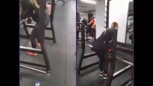 'Gym chicks bent over row'