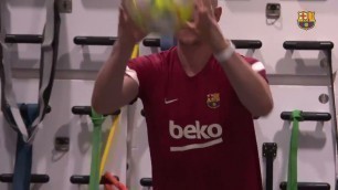 'Ter Stegen continues his return to fitness!'