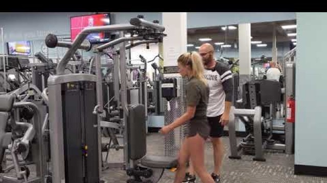 'Rear Delt / Pec Fly Combo Machine - Anytime Fitness Langley'