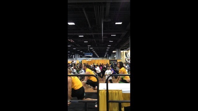 'Gold\'s Gym POUND class at the 2015 NBC4 Health and Fitness Expo.'