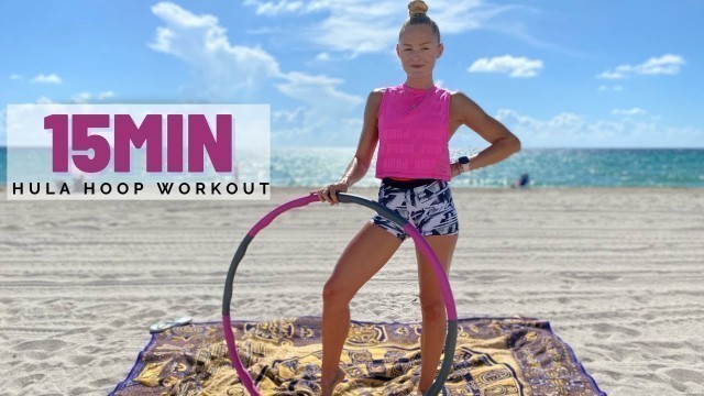'Hula Hoop workout// Full body// Burn calories fast// with music// no talking'