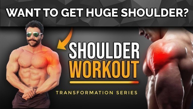 'Complete SHOULDER WORKOUT ROUTINE for EXTREME PUMP'