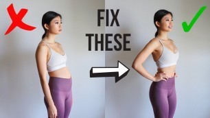 '15 min Stretch to Fix Your Posture (Look Fitter, Taller and Reduce Pain) ~ Emi'