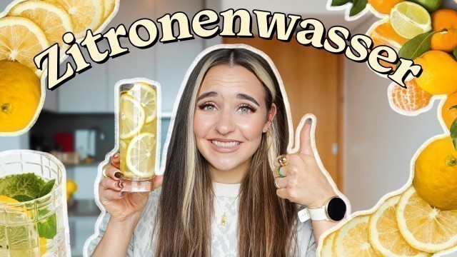 '30 Tage Zitronenwasser trinken & DAS PASSIERT | Abnehmen, Detox, Wirkung?'