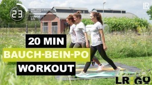 '20 Min Bauch-Bein-Po Workout //Für Beginner // LR:GO'